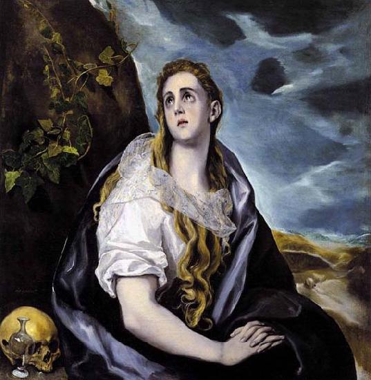 GRECO, El Mary Magdalen in Penitence oil painting image